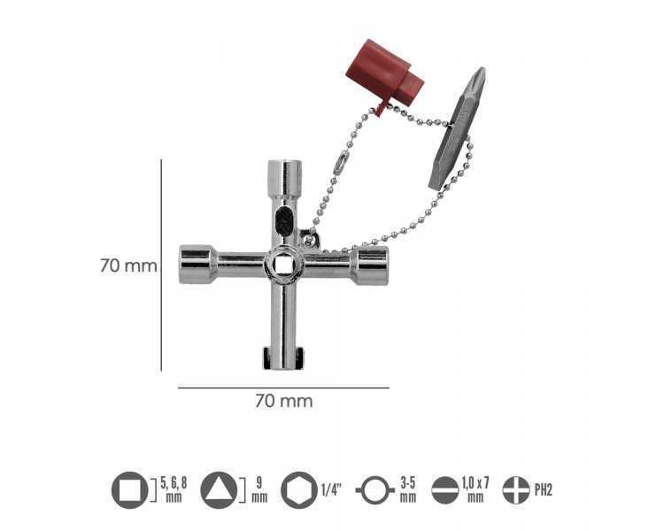 Llave De Cabina - Agua, Gas, Electricidad