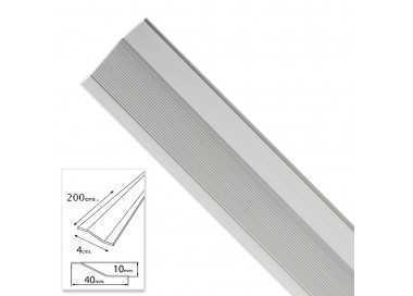 Tapajuntas Adhesivo Para Ceramica Metal Plata 200,0 cm.