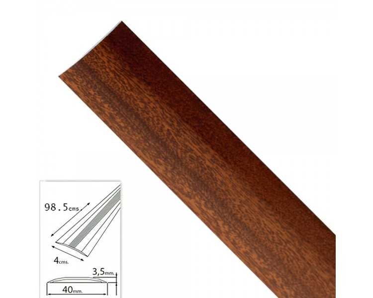 Tapajuntas Adhesivo Para Moquetas Metal Sapelli   98,5 cm.