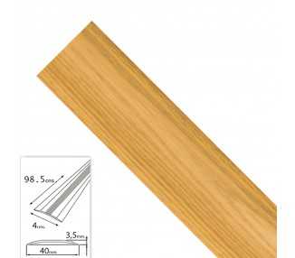 Tapajuntas Adhesivo Para Moquetas Metal Roble   98,5 cm.
