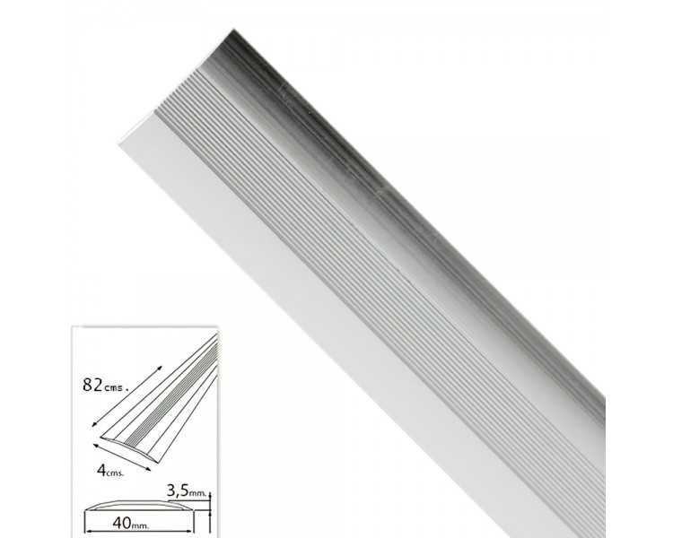 Tapajuntas Adhesivo Para Moquetas Metal Plata   82,0 cm.