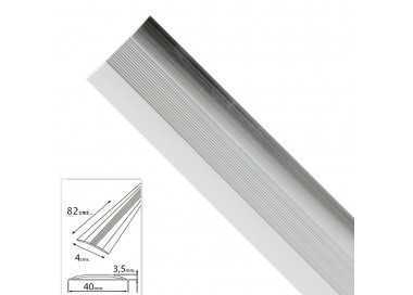 Tapajuntas Adhesivo Para Moquetas Metal Plata   82,0 cm.