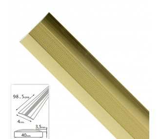 Tapajuntas Adhesivo Para Moquetas Metal Oro   98,5 cm.