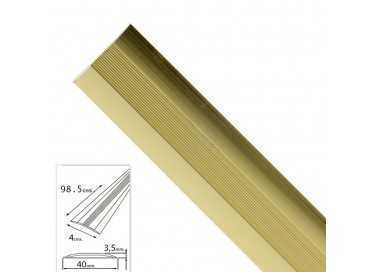 Tapajuntas Adhesivo Para Moquetas Metal Oro   98,5 cm.