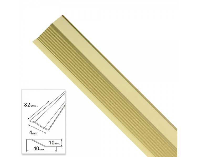 Tapajuntas Adhesivo Para Ceramica Metal Oro   82,0 cm.