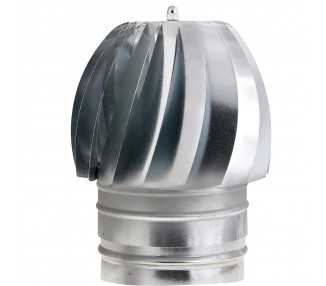 Wolfpack Sombrero Extractor Galvanizado para Estufa, Chimenea, Extracción de Humos, Para tubo Ø 200 mm.