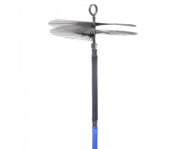 Deshollinador Cepillo Kit Chimeneas 8,4 metros x 250 mm. Diametro.