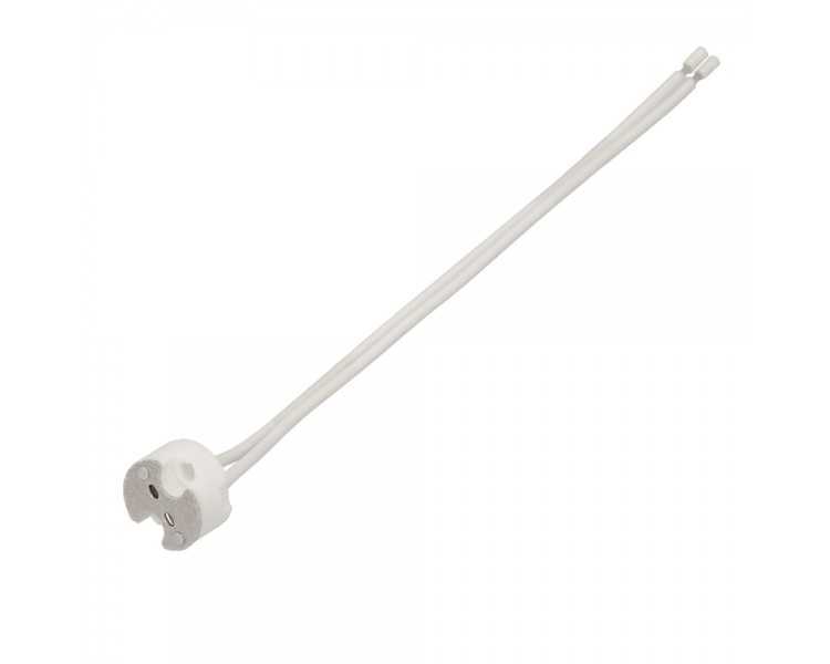 Portalamparas BI-PIN MR16 Ceramico Para Bombillas Halogenas / LED