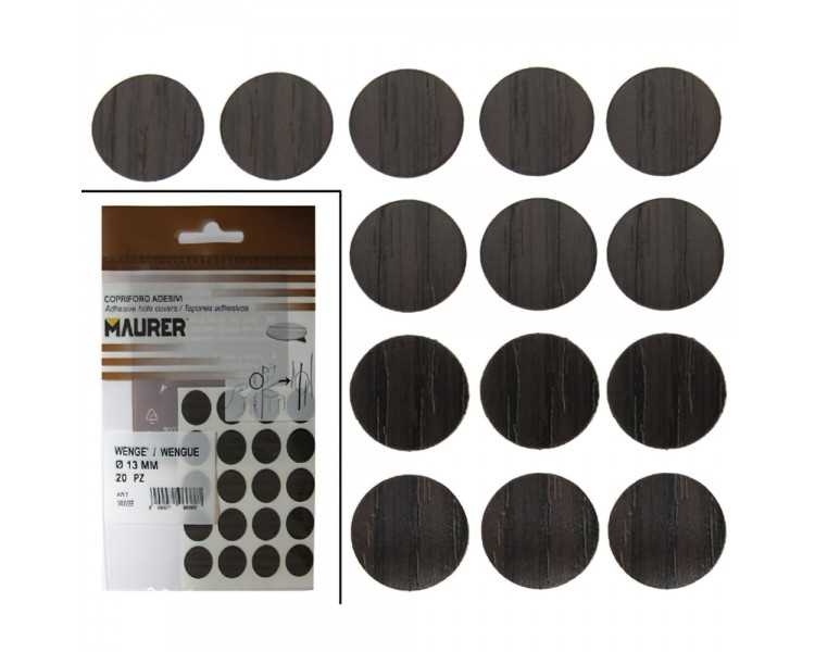 Tapatornillos Adhesivos Wengue (Blister 20 unidades)