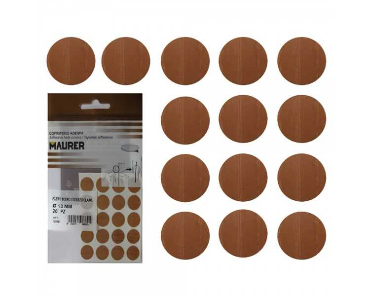 Tapatornillos Adhesivos Maple (Blister 20 unidades)