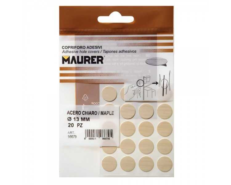 Tapatornillos Adhesivos Maple (Blister 20 unidades)