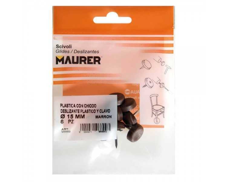 Deslizante Pequeño Marron Ø15 (Blister 8 Unidades)