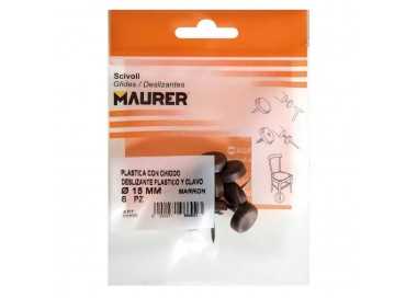 Deslizante Pequeño Marron Ø15 (Blister 8 Unidades)