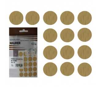 Tapatornillos Adhesivos Haya Natural (Blister 20 unidades)