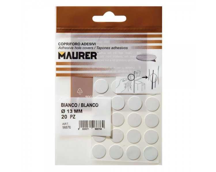 Tapatornillos Adhesivos Blanco (Blister 20 unidades)
