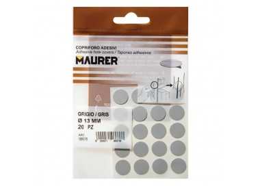 Tapatornillos Adhesivos Gris (Blister 20 unidades)