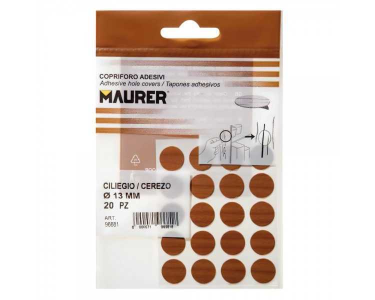 Tapatornillos Adhesivos Cerezo (Blister 20 unidades)