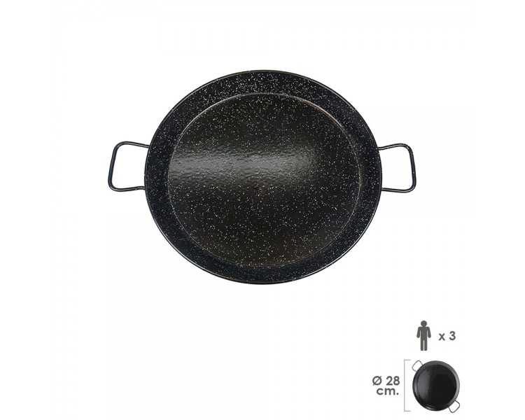 Paellera Valenciana Esmaltada   3 personas/ 28 cm.