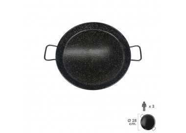 Paellera Valenciana Esmaltada   3 personas/ 28 cm.
