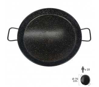 Paellera Valenciana Esmaltada 25 personas/ 70 cm