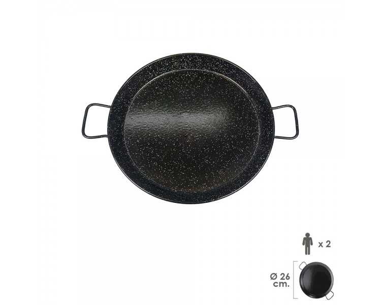 Paellera Valenciana Esmaltada   2 personas / 26 cm.