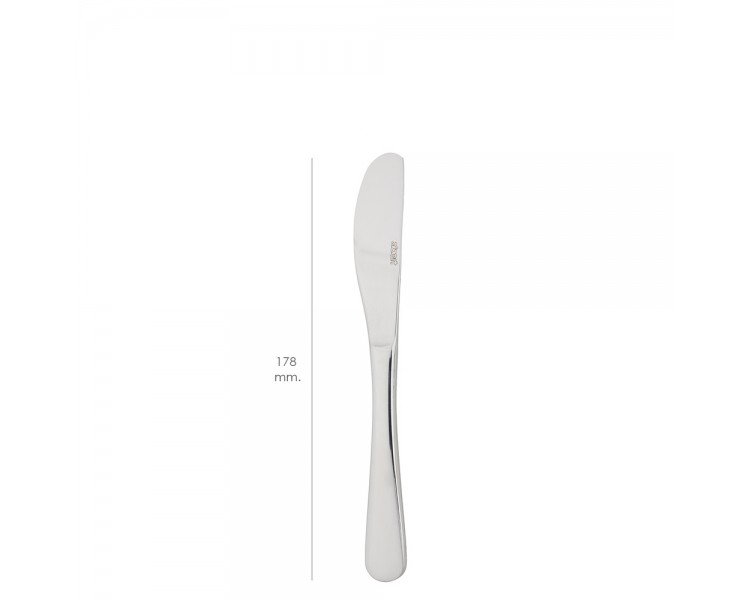 Cuchillo Pala Untar Matisse  18/10 Caja 12 unidades