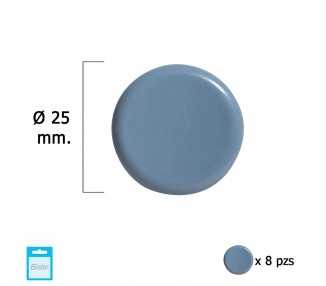 Deslizante Gris Ptfe Ø25 (Blister 8 Unidades)
