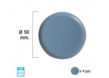 Deslizante Gris Ptfe Ø50 (Blister 4 Unidades)