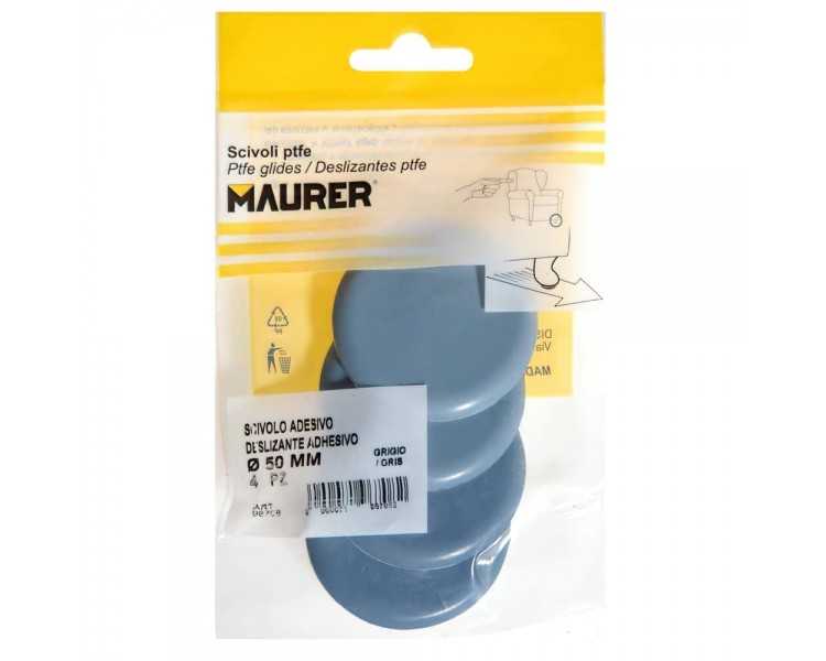 Deslizante Gris Ptfe Ø50 (Blister 4 Unidades)