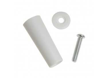 Tope Persiana Con Tornillo 60 mm. Blanco