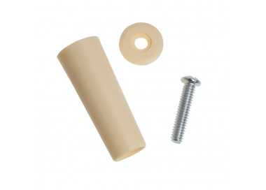 Tope Persiana Con Tornillo 60 mm. Marfil