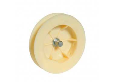Disco Persiana Plastico Espiga Metal 120x40 mm. Cinta 18 mm.
