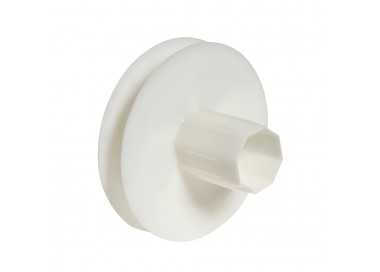 Disco Persiana Plastico Compacto para Rodamieto 120x40 mm.  Cinta 18 mm.