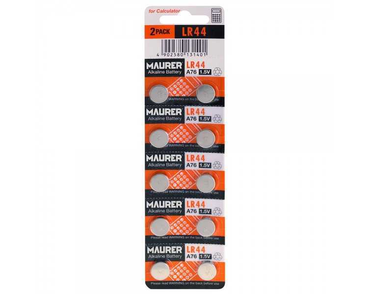 Pila Boton Litio LR44 (Blister 10 Pilas)