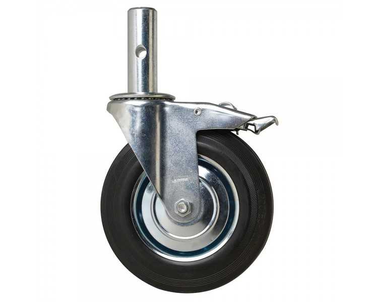 Rueda Industrial Andamio (Macho) 200 mm.