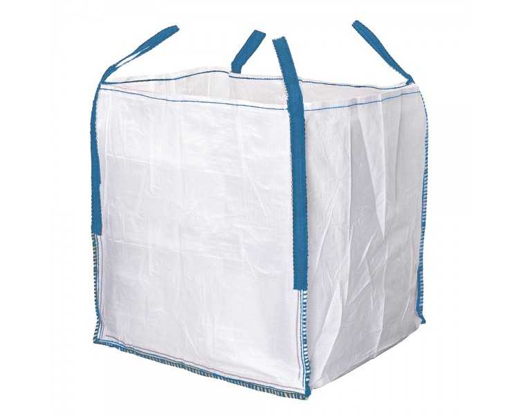 Saco Obra Big Bag Rafia  90x90x90cm. Carga máxima seg. 1.000Kg.