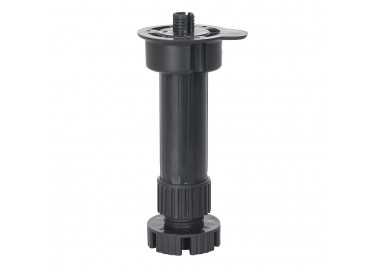 Pata Regulable Desmontable 13 / 20 cm. Negro
