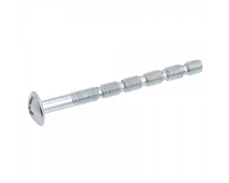 Tornillo Multicorte Para Tiradores M4x45 mm. (Caja 100 unidades). Zincado. Cortable a 20 / 25 / 30 / 35 / 40 mm.