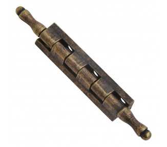 Bisagra Desmontable Con Pasador y Remate Oro Viejo 87 mm.