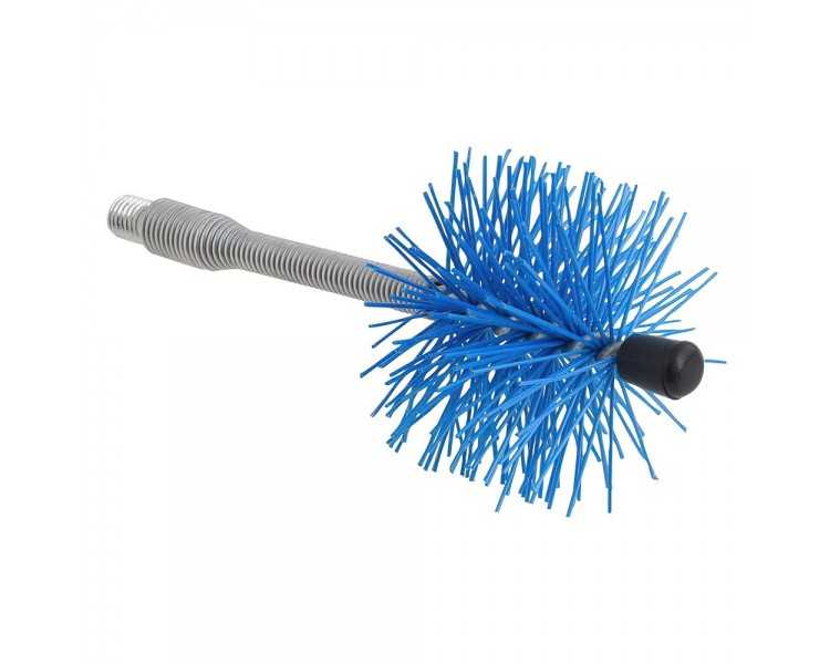 Deshollinador Cepillo Nylon Eje Flexible  80 mm.