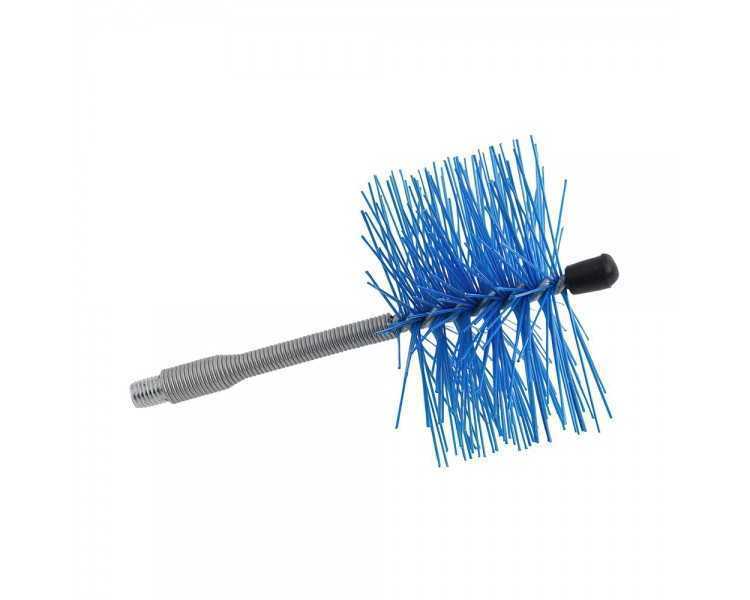 Deshollinador Cepillo Nylon Eje Flexible 100 mm.