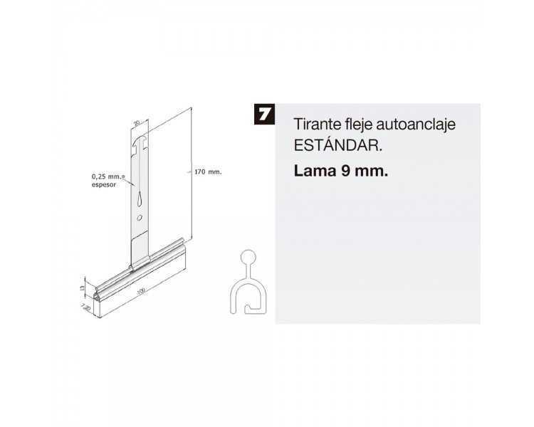 Tirante Persiana Autoanclaje Standar 117