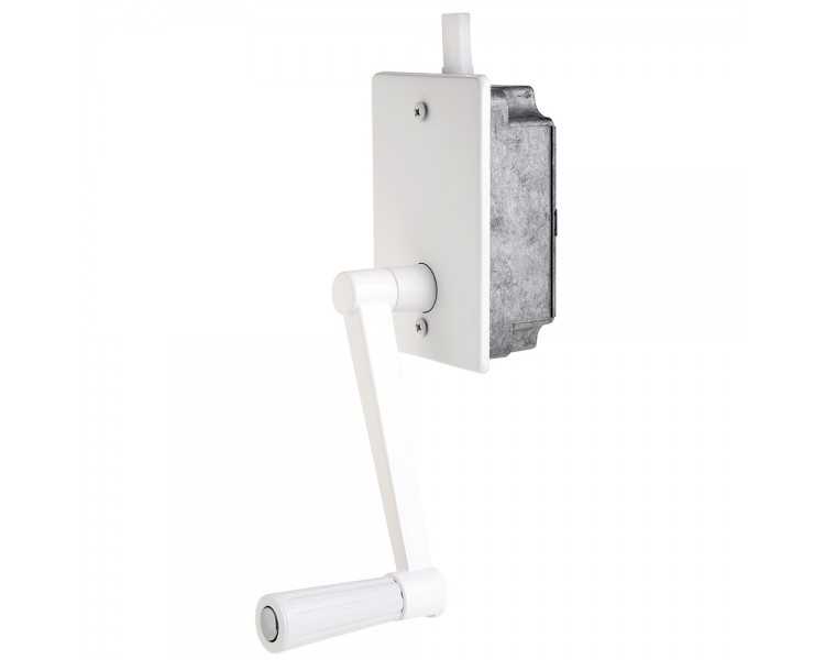 Torno Elevacion Persiana Empotrar Blanco