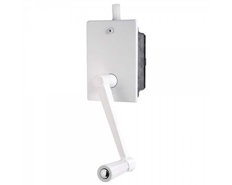 Torno Elevacion Persiana Empotrar Blanco