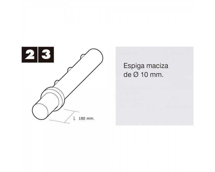 Espiga Persiana 100 mm. Para Disco o Capsula Plastico