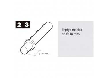 Espiga Persiana 100 mm. Para Disco o Capsula Plastico