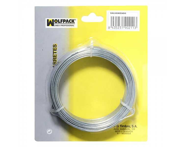 Alambre Galvanizado 1,10mm / 6 (Rollo 50 metros)
