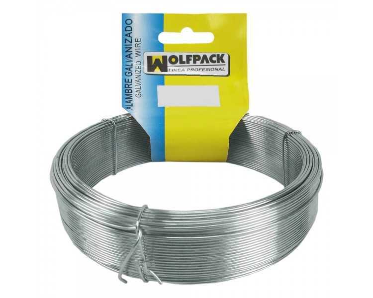 Alambre Galvanizado (Rollo 1000 gramos) Nº15/2,4 mm.