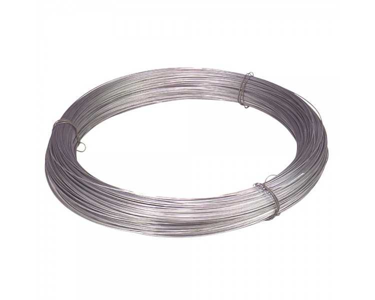 Alambre Galvanizado Rollo  5 kg. Nº  8 - 1,3 mm