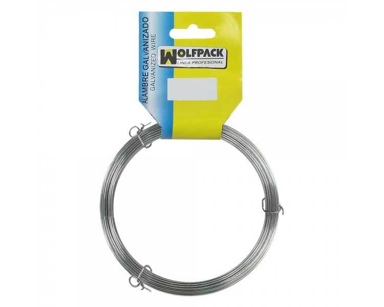 Alambre Galvanizado (Rollo 500 gramos) Nº14/2,2 mm.